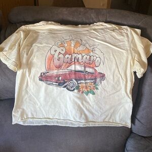 GM Official Camaro crop tee
